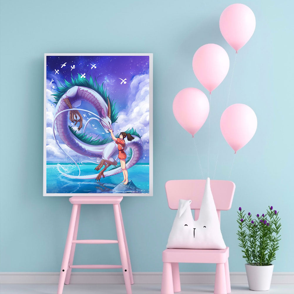 Spirited Away - 11CT Stamped Cross Stitch 50*60CM