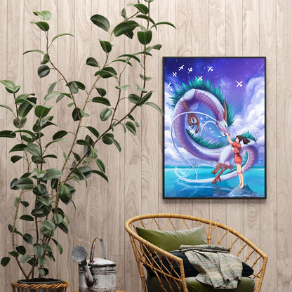 Spirited Away - 11CT Stamped Cross Stitch 50*60CM