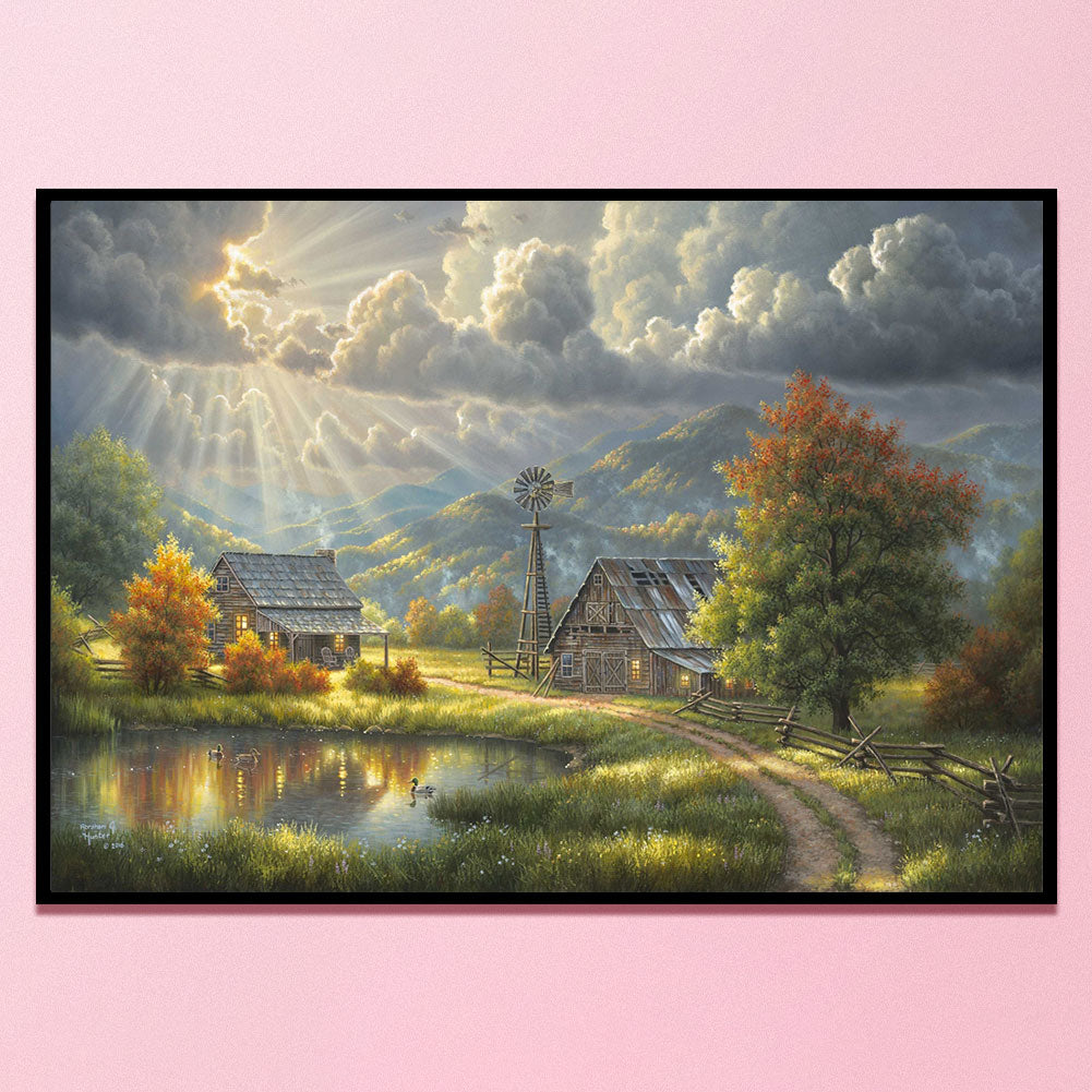 Light Of Dawn - 11CT Stamped Cross Stitch 60*40CM