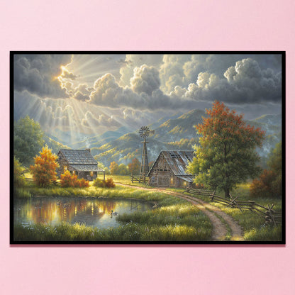 Light Of Dawn - 11CT Stamped Cross Stitch 60*40CM