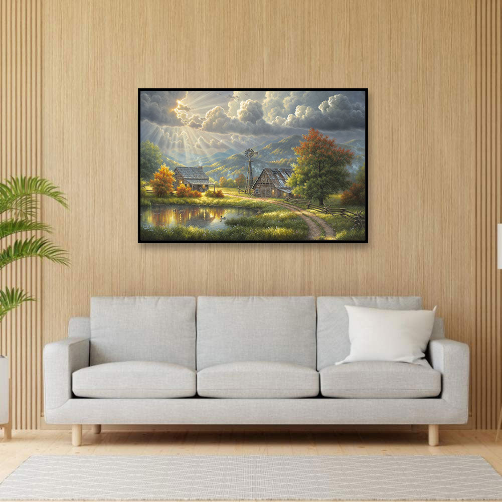 Light Of Dawn - 11CT Stamped Cross Stitch 60*40CM