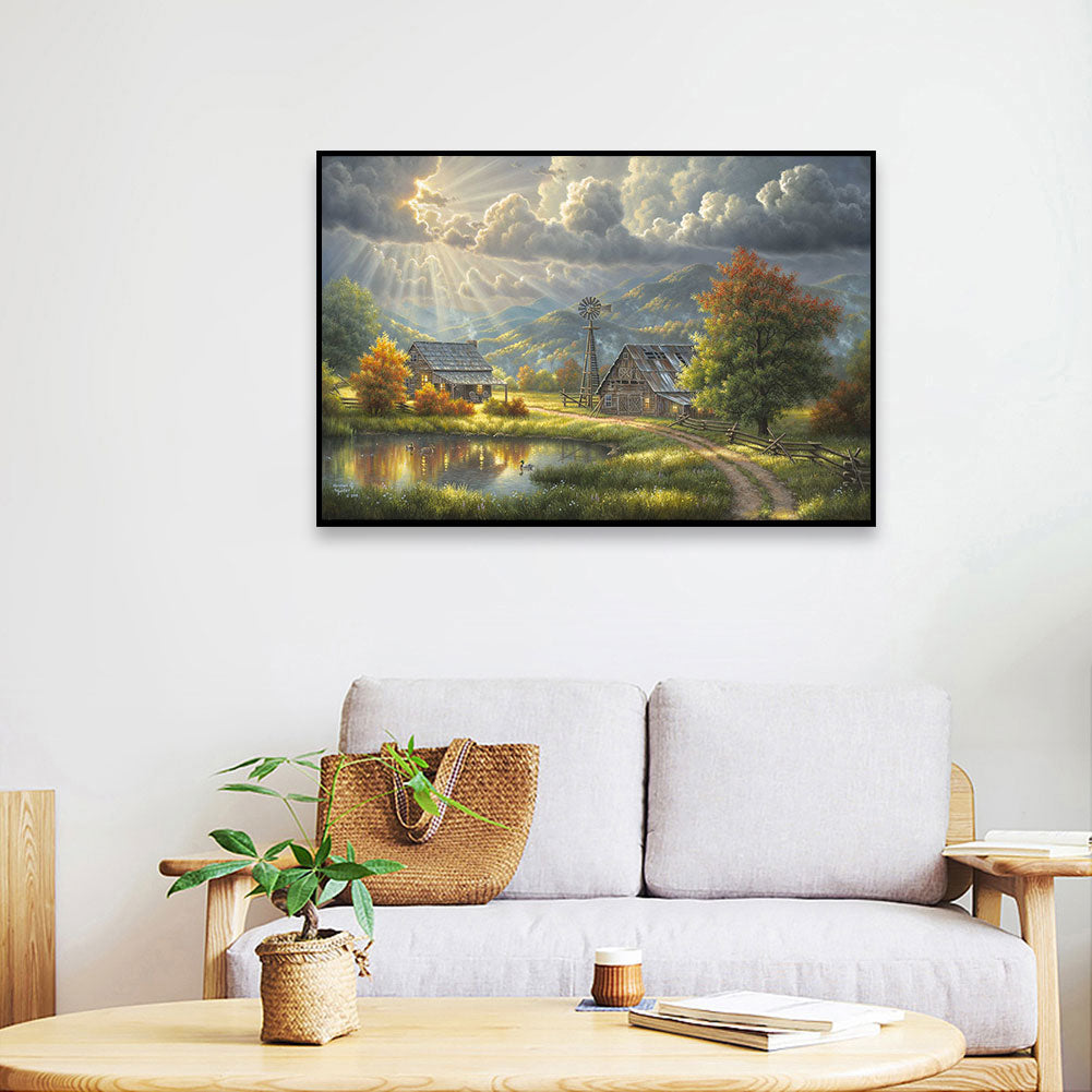 Light Of Dawn - 11CT Stamped Cross Stitch 60*40CM