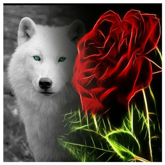 Wolf - Full Round Drill Diamond Painting 30*30CM