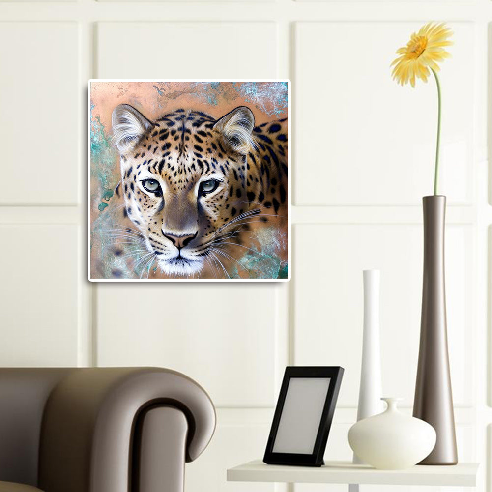 Leopard - Full Round Drill Diamond Painting 30*30CM