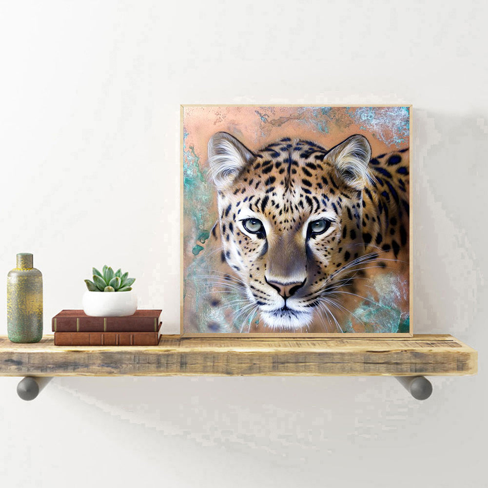 Leopard - Full Round Drill Diamond Painting 30*30CM