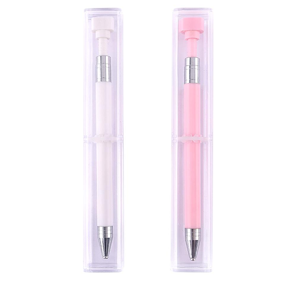 DIY Diamond Painting Rotary Automatic Square/Round Drill Pen Kits (Pink)