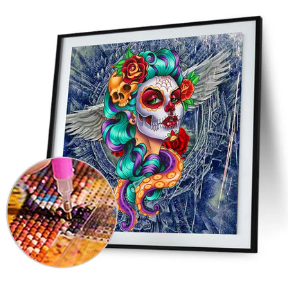 Skull Series - Full Round Drill Diamond Painting 30*30CM