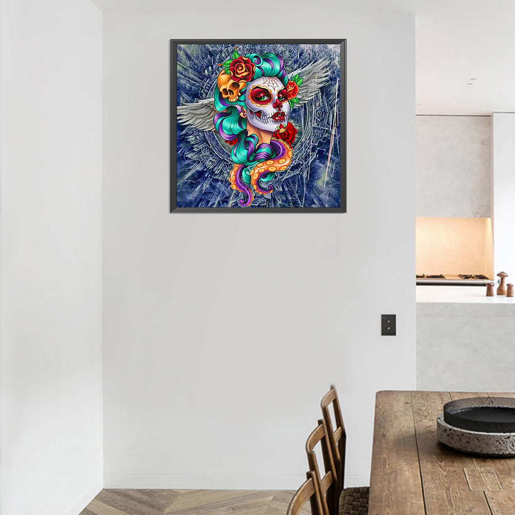 Skull Series - Full Round Drill Diamond Painting 30*30CM