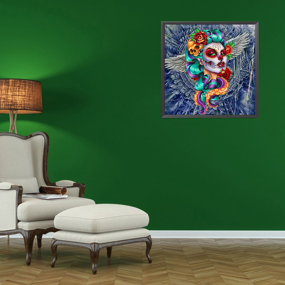 Skull Series - Full Round Drill Diamond Painting 30*30CM