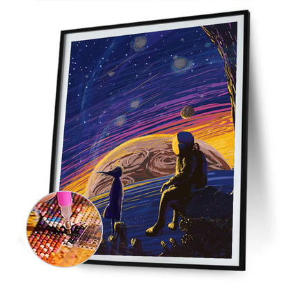 Galaxy Star Series - Full Round Drill Diamond Painting 30*40CM