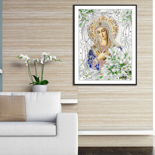 Madonna - Special Shaped Drill Diamond Paiting 30*40CM