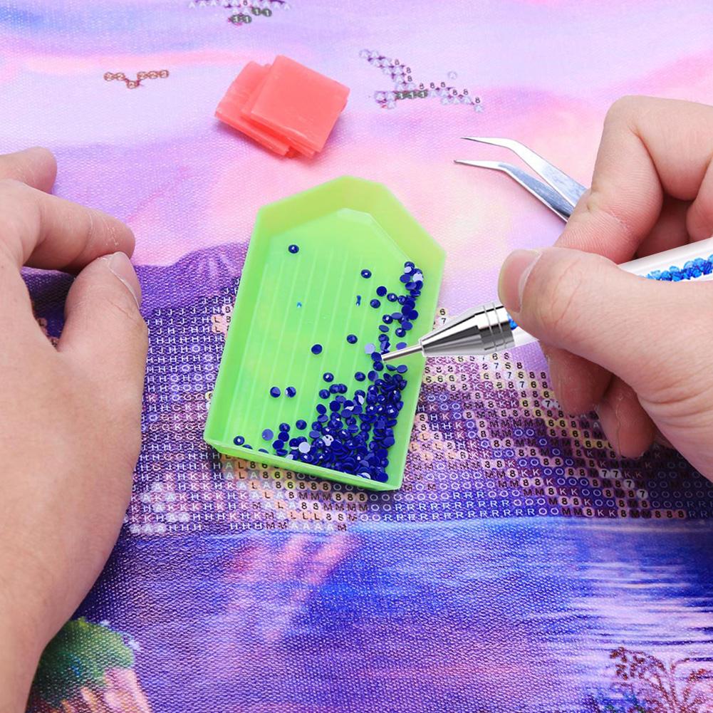 Dual Heads Dotting Wax Pen Point Drill Picker Nail Art Studs Dotter
