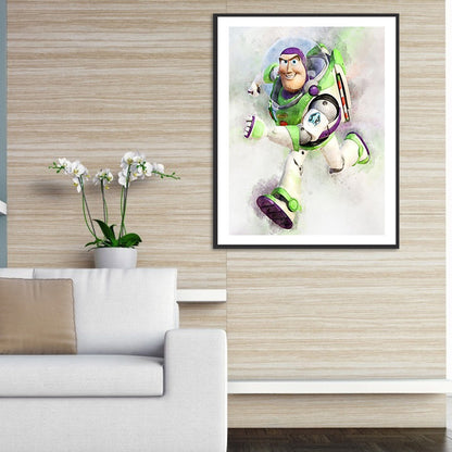 Buzz Lightyear - Full Round Drill Diamond Painting 30*40CM