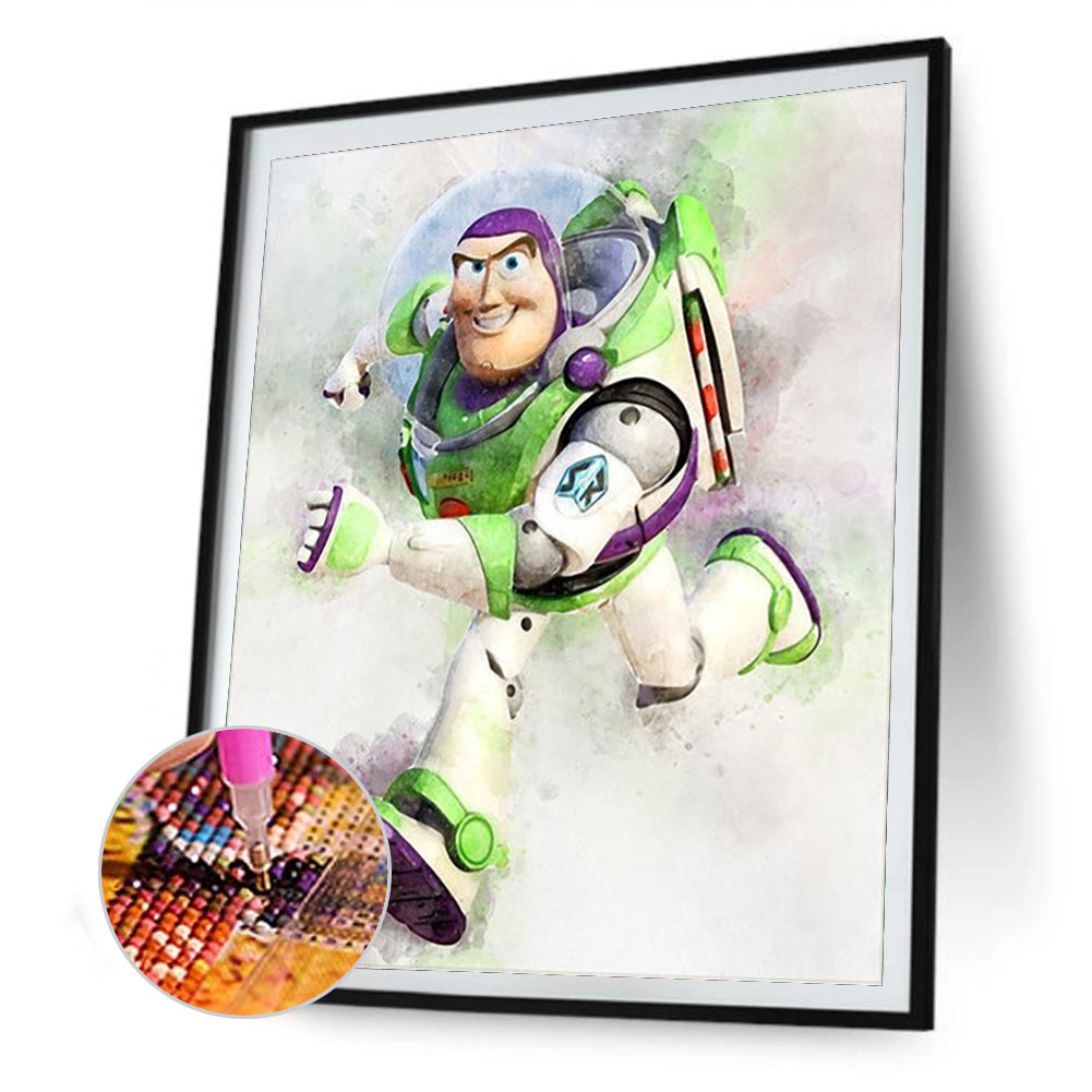 Buzz Lightyear - Full Round Drill Diamond Painting 30*40CM