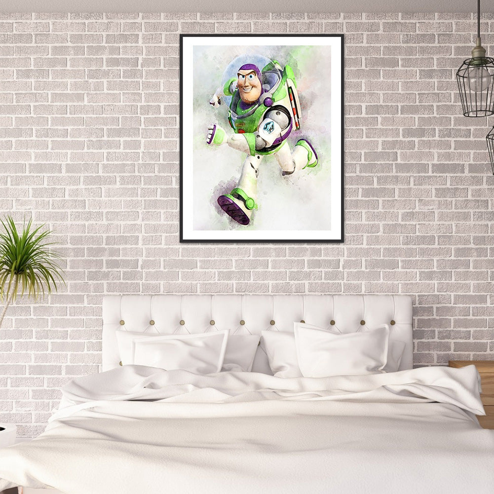 Buzz Lightyear - Full Round Drill Diamond Painting 30*40CM