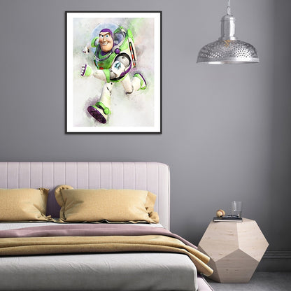 Buzz Lightyear - Full Round Drill Diamond Painting 30*40CM