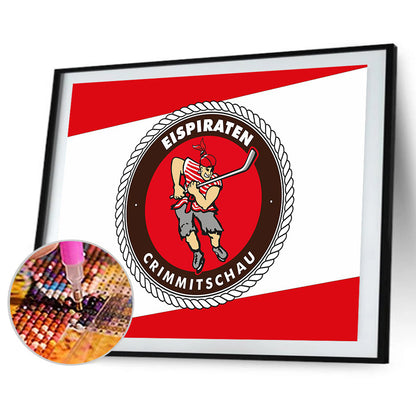 Team Logo - Full Round Drill Diamond Painting 40*30CM