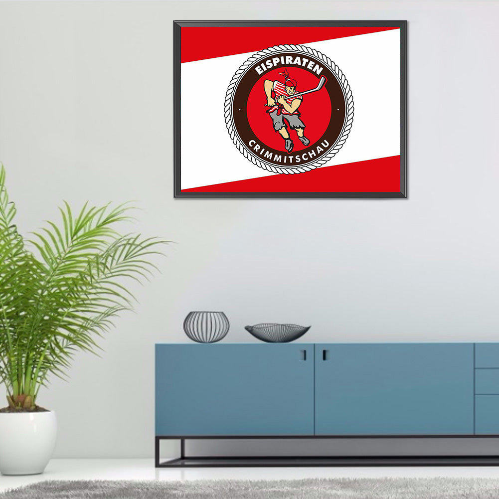 Team Logo - Full Round Drill Diamond Painting 40*30CM