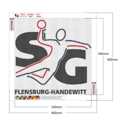 Sg Flensburg - Handvetter - Full Round Drill Diamond Painting 40*40CM