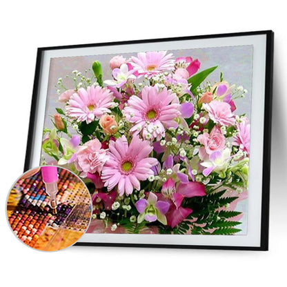 Desktop Flower Arrangement - Full Round Drill Diamond Painting 40*30CM