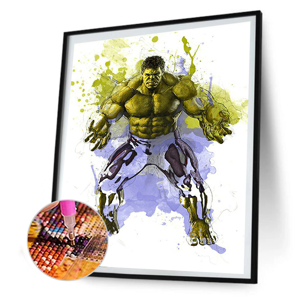 Hulk - Full Round Drill Diamond Painting 40*50CM