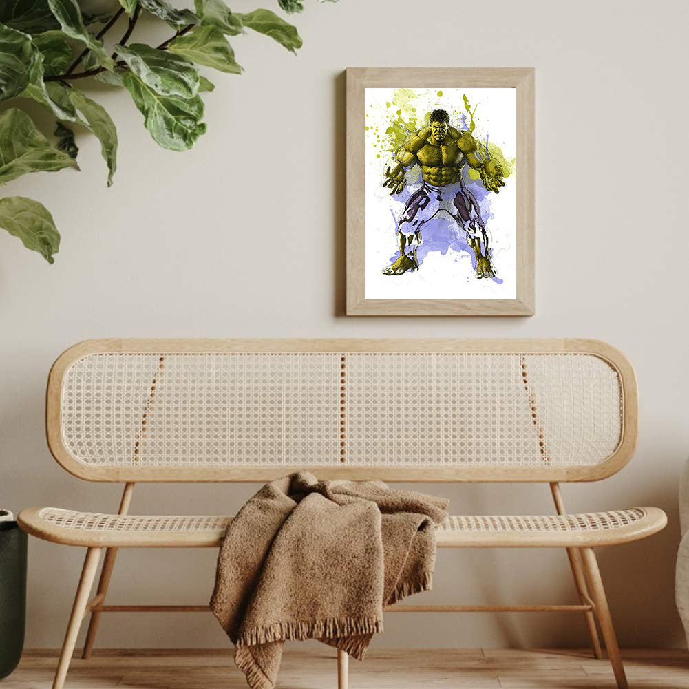 Hulk - Full Round Drill Diamond Painting 40*50CM