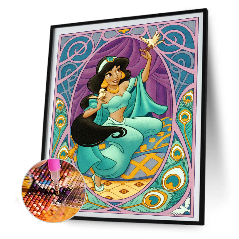 Disney Princess - Full Round Drill Diamond Painting 50*60CM