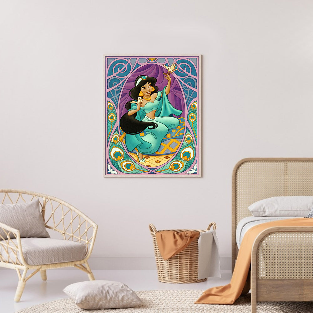 Disney Princess - Full Round Drill Diamond Painting 50*60CM