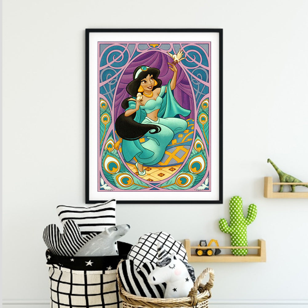 Disney Princess - Full Round Drill Diamond Painting 50*60CM