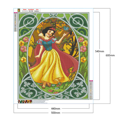 Disney Princess - Full Round Drill Diamond Painting 50*60CM