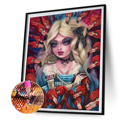 Gothic Woman - Full Round Drill Diamond Painting 50*60CM