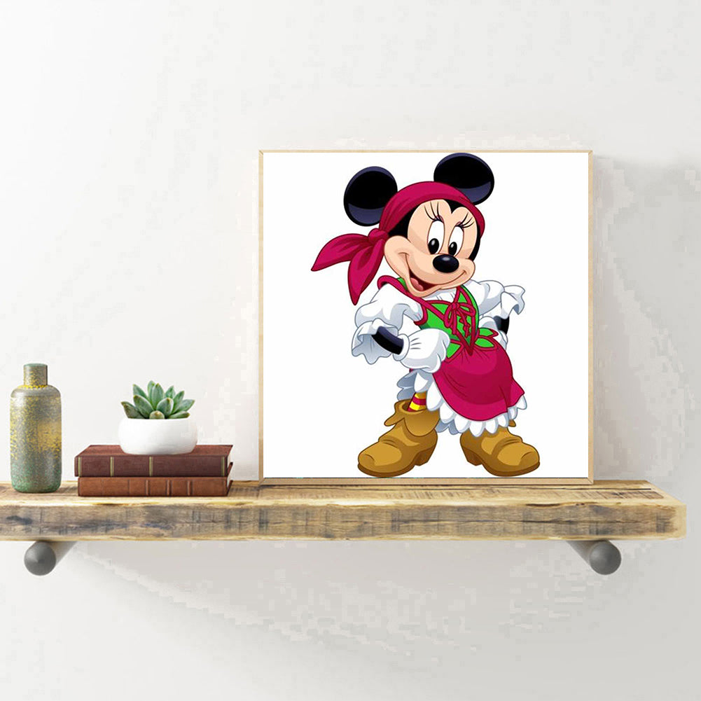 Mickey Mouse - Full Round Drill Diamond Painting 30*30CM