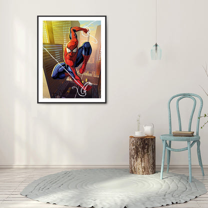 Spiderman - Full Round Drill Diamond Painting 30*40CM