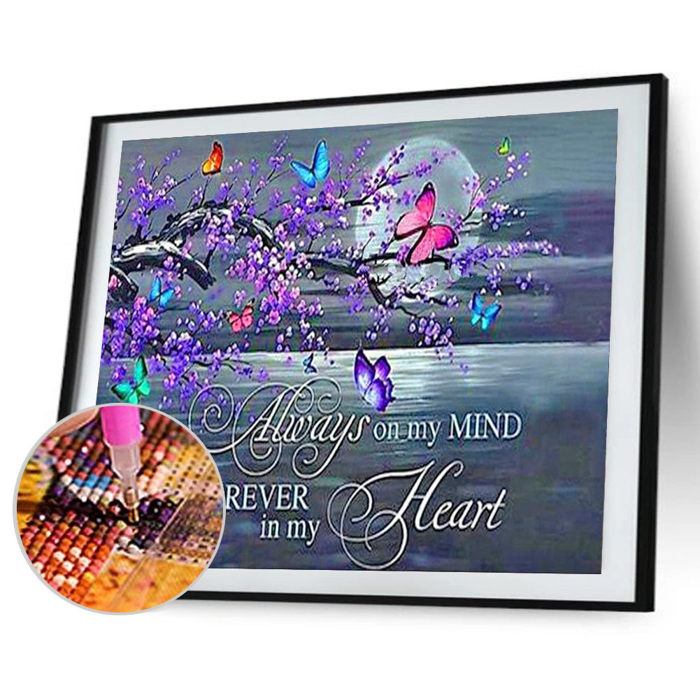 English Scenery Under The Moon - Full Round Drill Diamond Painting 50*40CM