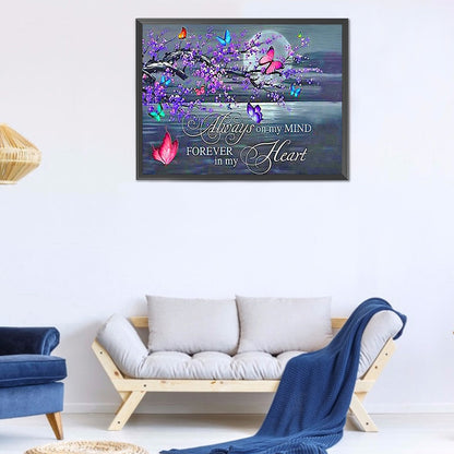 English Scenery Under The Moon - Full Round Drill Diamond Painting 50*40CM