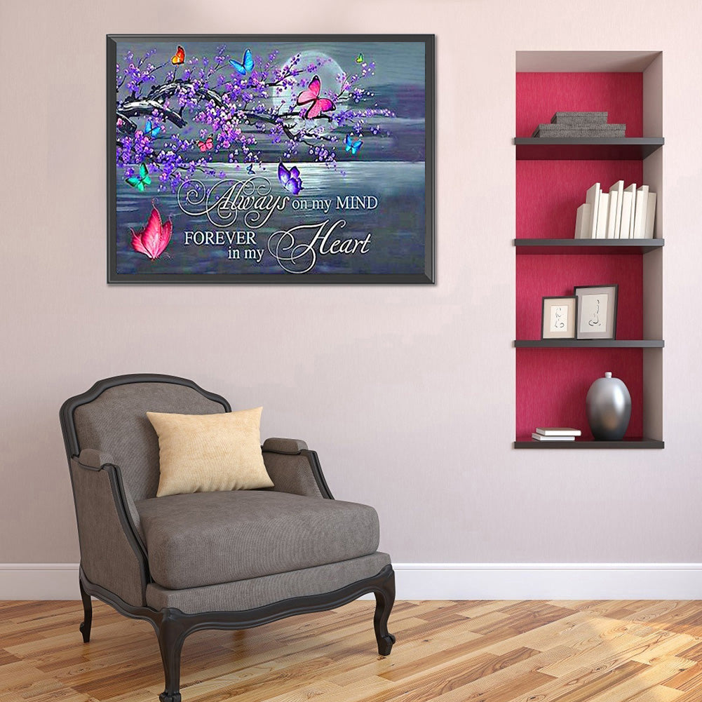 English Scenery Under The Moon - Full Round Drill Diamond Painting 50*40CM