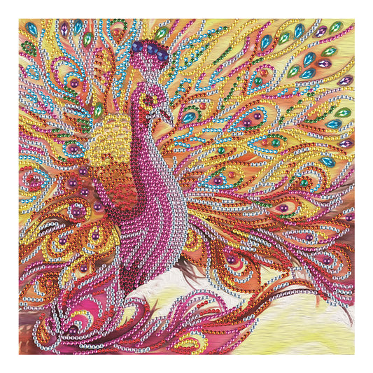 Peacock - Special Shaped Drill Diamond Paiting 30*30CM