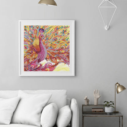 Peacock - Special Shaped Drill Diamond Paiting 30*30CM
