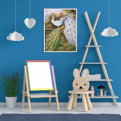 Peacock - Special Shaped Drill Diamond Paiting 30*40CM
