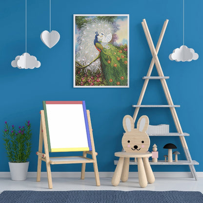 Peacock - Special Shaped Drill Diamond Paiting 30*40CM