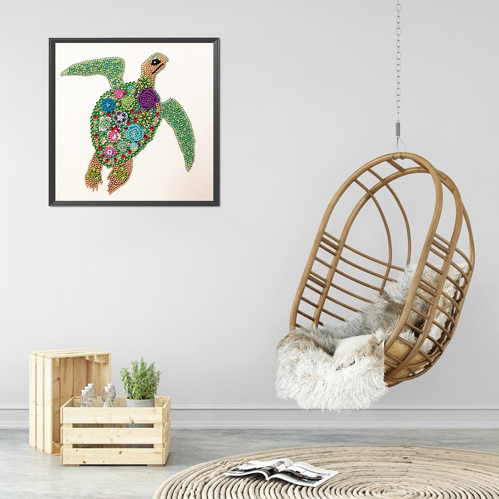 Sea Turtle - Special Shaped Drill Diamond Paiting 30*30CM
