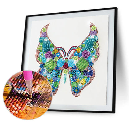 Butterfly - Special Shaped Drill Diamond Paiting 30*30CM