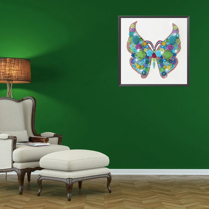 Butterfly - Special Shaped Drill Diamond Paiting 30*30CM
