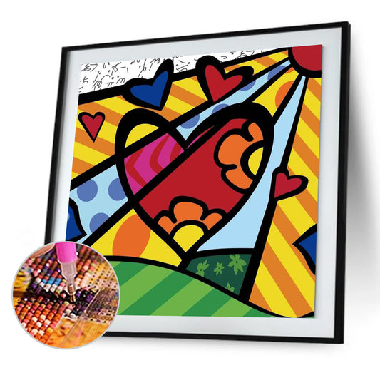 Abstract Painting - Full Round Drill Diamond Painting 30*30CM