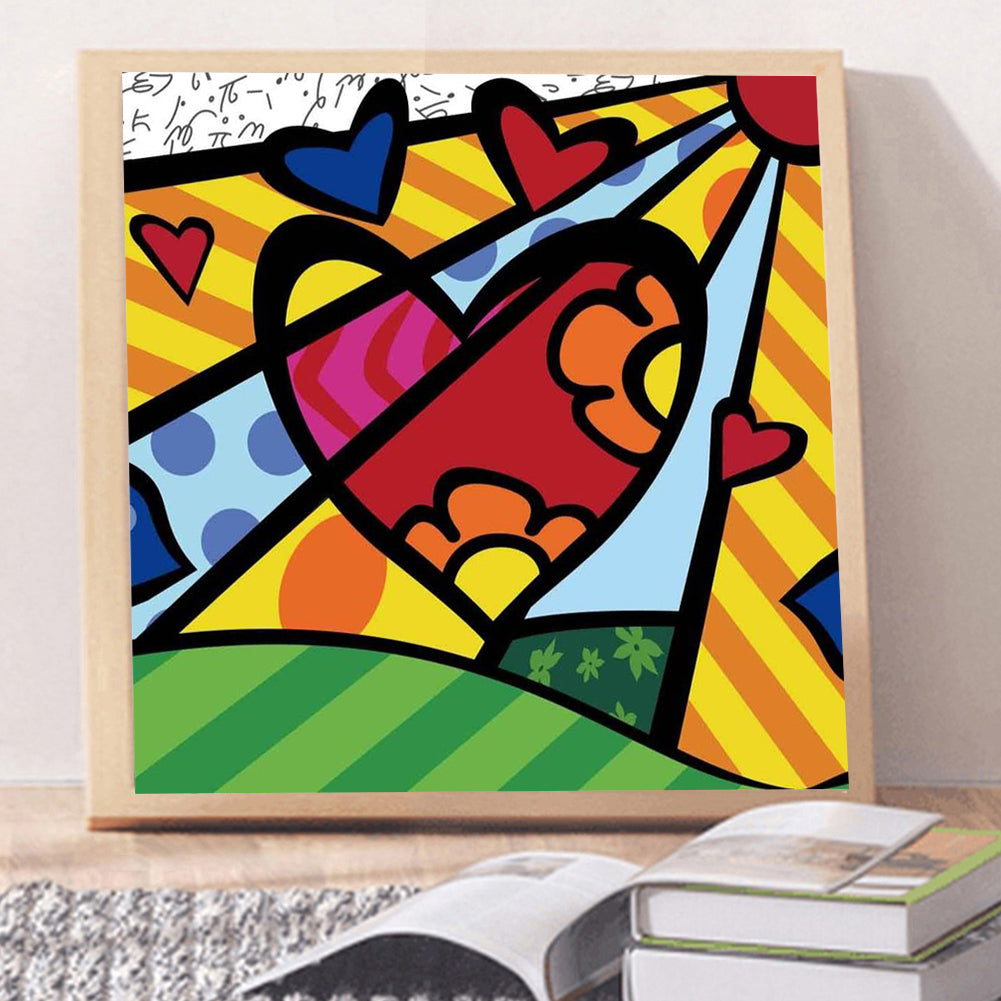 Abstract Painting - Full Round Drill Diamond Painting 30*30CM