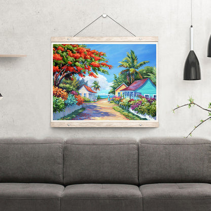 House Scenery - Full Round Drill Diamond Painting 40*30CM
