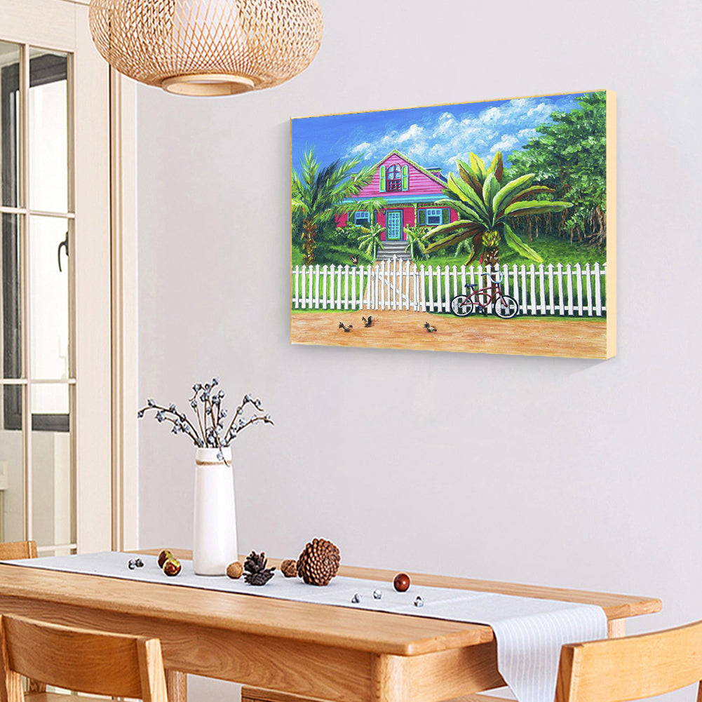 House Scenery - Full Round Drill Diamond Painting 40*30CM