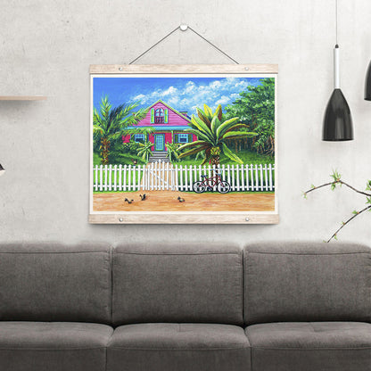 House Scenery - Full Round Drill Diamond Painting 40*30CM