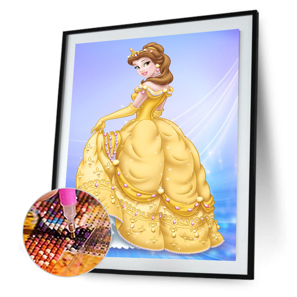 Disney Princess - Full Round Drill Diamond Painting 30*40CM