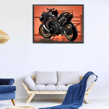 Motorcycle - Full Round Drill Diamond Painting 40*30CM